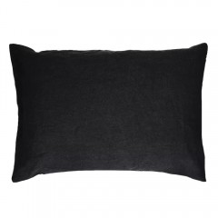 CUSHION DARK GREY 100% LINEN 